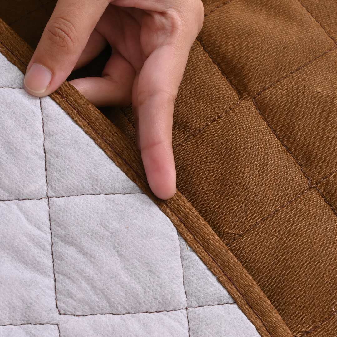 Fine Cotton Quilted Sofa Cover - Available in 6 Colors