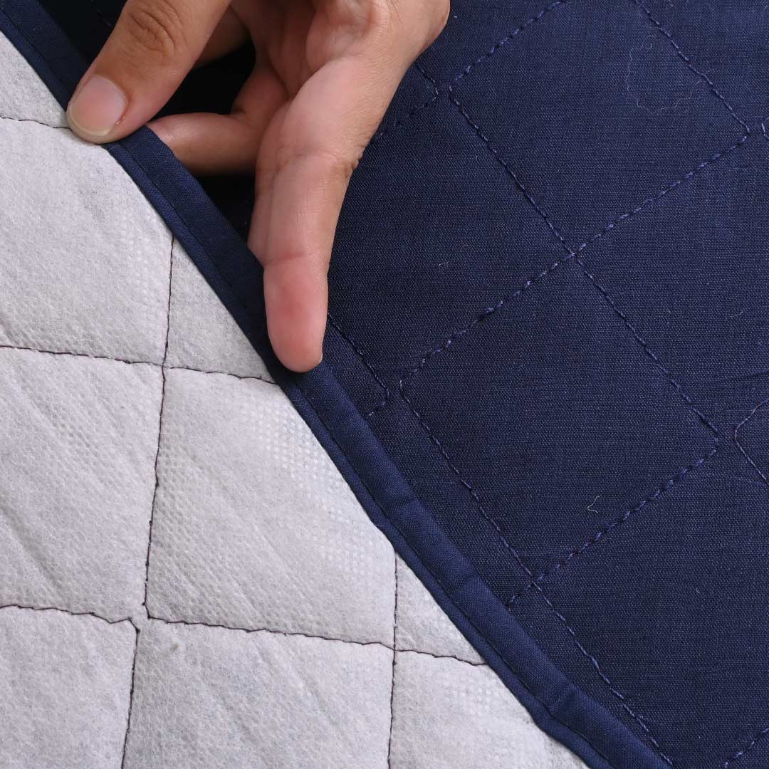 Fine Cotton Quilted Sofa Cover - Available in 6 Colors