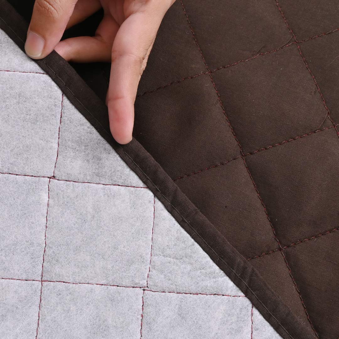 Fine Cotton Quilted Sofa Cover - Available in 6 Colors