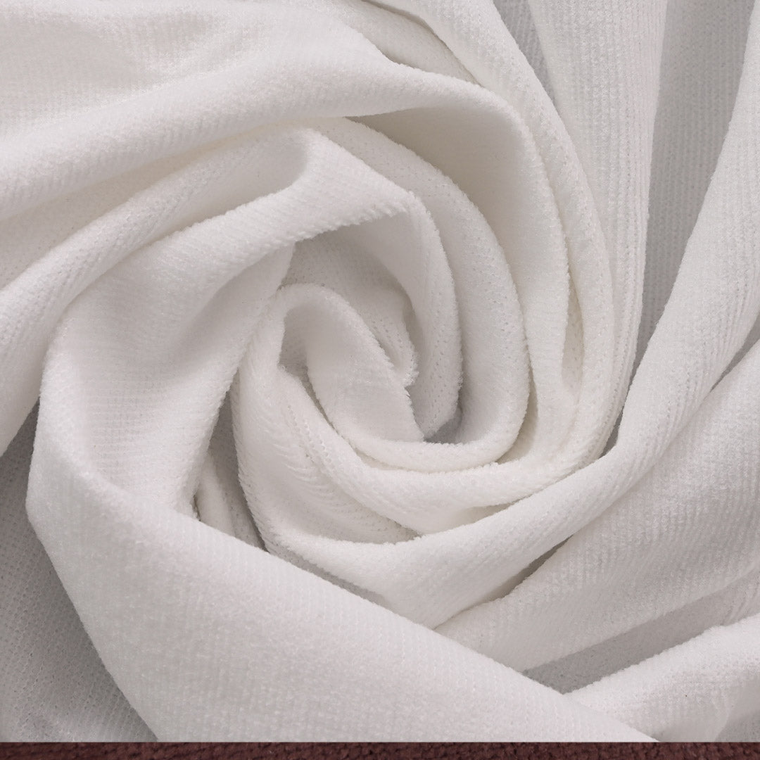 Terry polyester Waterproof Mattress Protector In White Color With Elastic Fitting