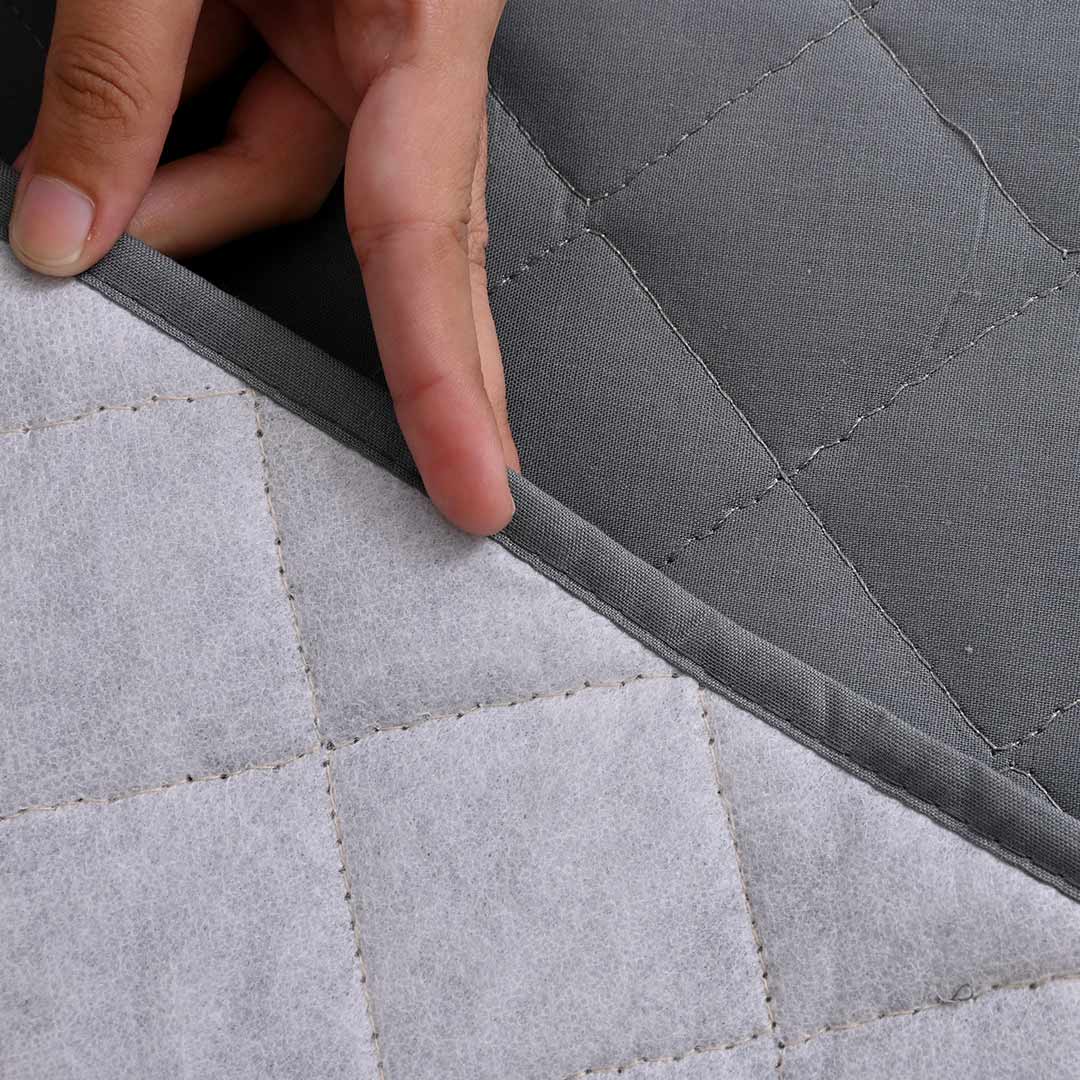 Fine Cotton Quilted Sofa Cover - Available in 6 Colors