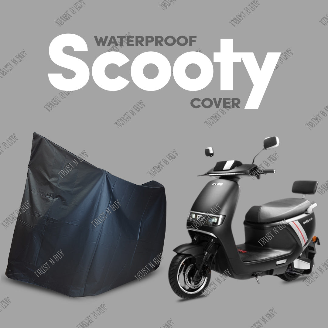 Waterproof & Dustproof Scooty Cover in Laminated Parachute Fabric