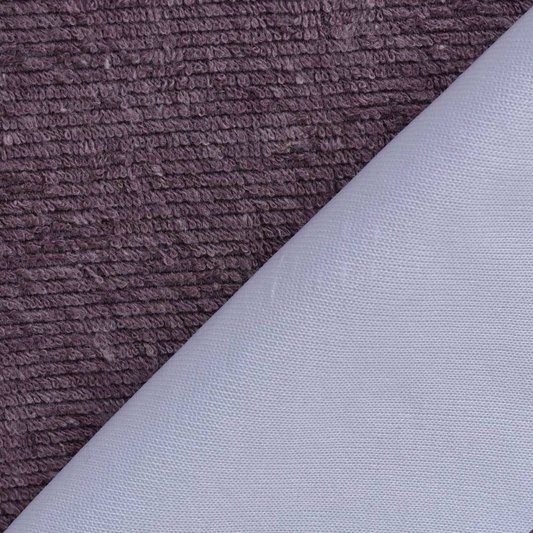 Terry Cotton Waterproof Mattress Protector In Brown Color With Elastic Fitting