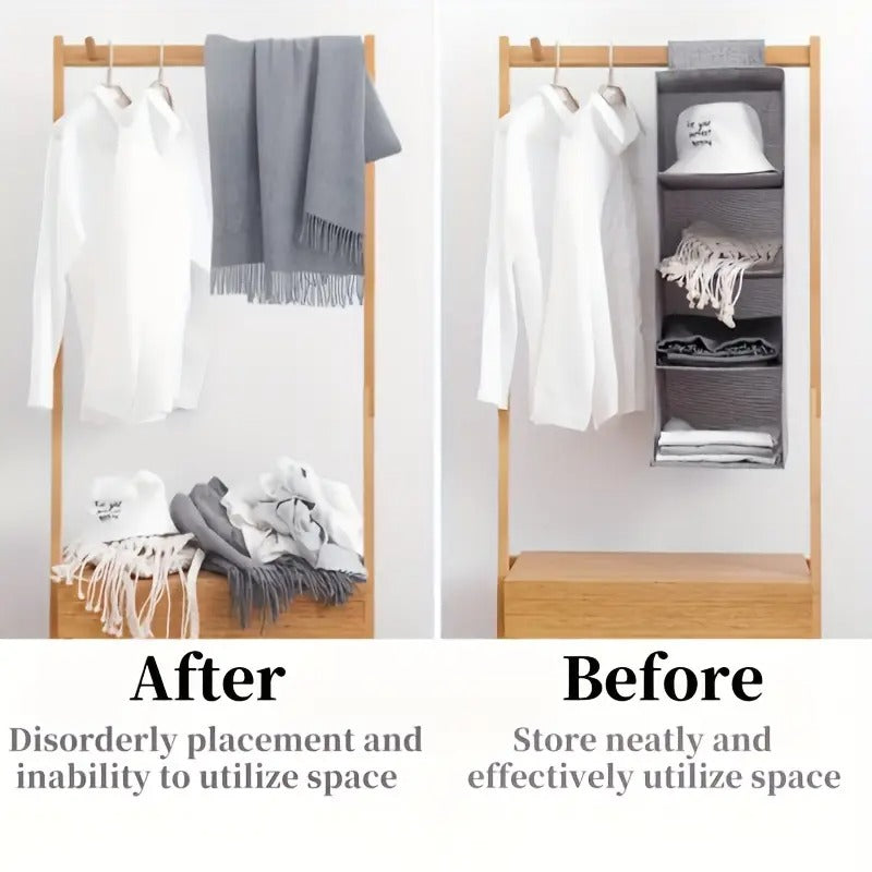 Muddled to Magical - Multilayer Closet Hanging Organizer