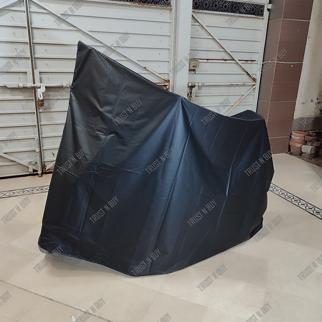 Waterproof & Dustproof Scooty Cover in Laminated Parachute Fabric