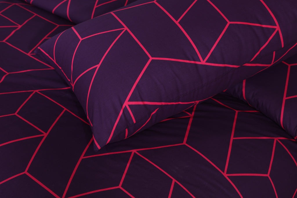 Mira Printed Bed Sheet Set – King Size
