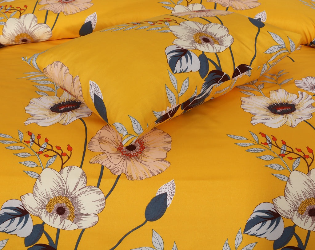 Brettly Printed Bed Sheet Set – King Size