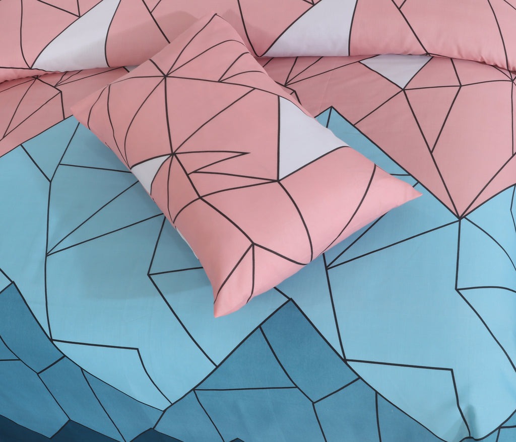 Vivid Harmony Printed Bed Sheet Set – King Size