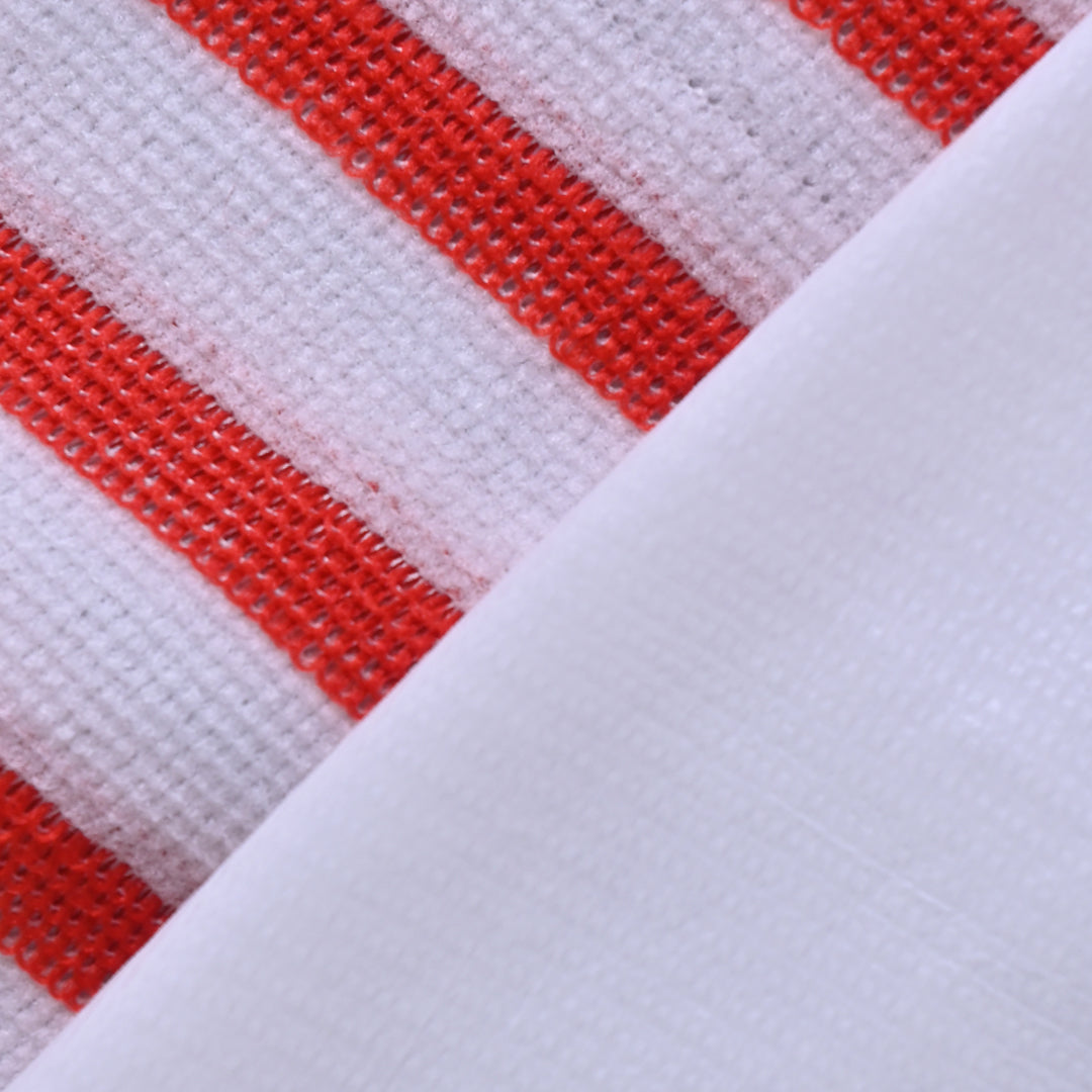 Terry Towel Waterproof Mattress Protector with Elastic Fitting – Red