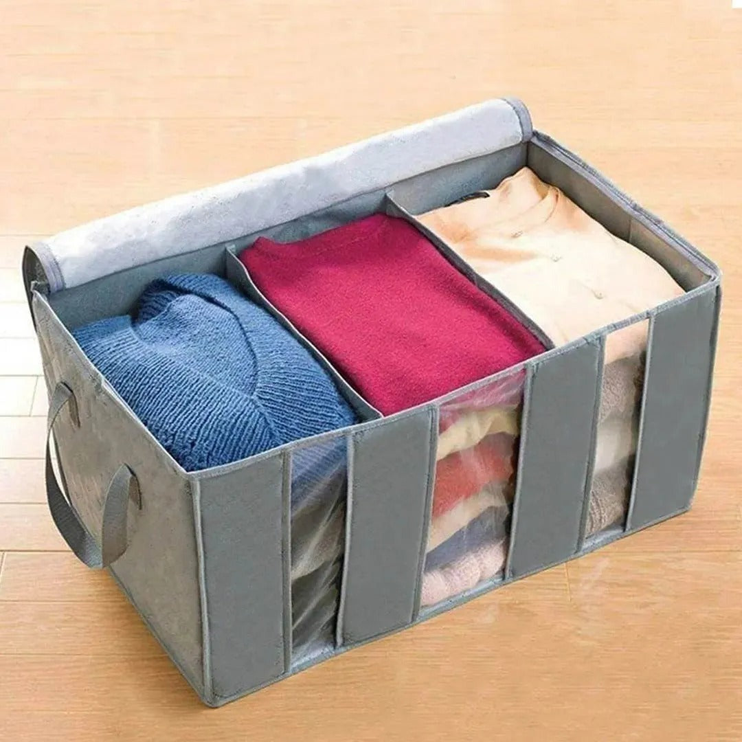 Clutter Freedom - 3 Sections Large Capacity Clothes Storage Bag