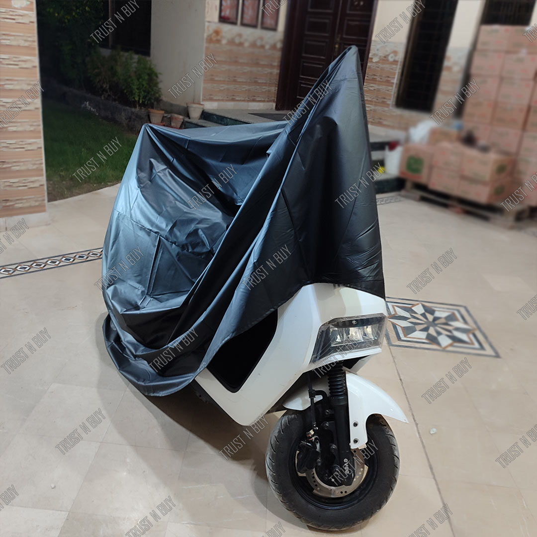 Waterproof & Dustproof Scooty Cover in Laminated Parachute Fabric