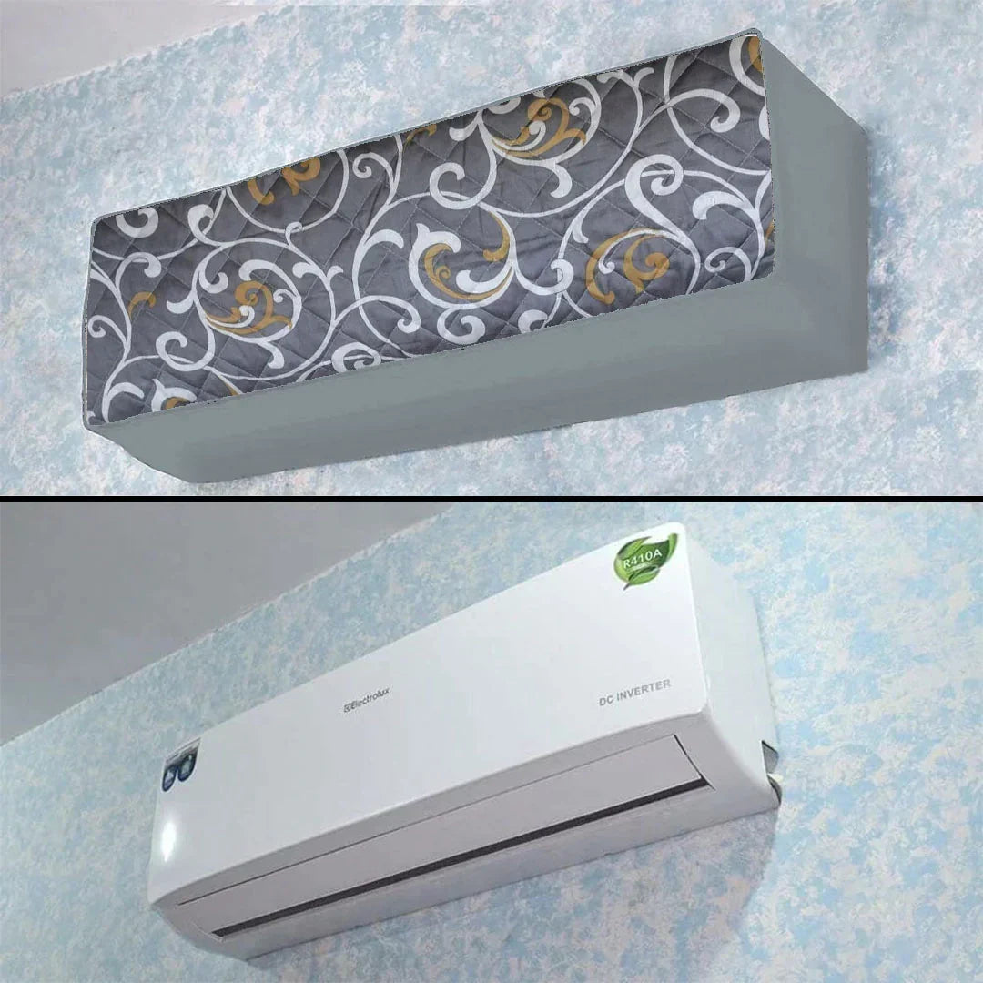 Printed Ultrasonic Quilted AC Cover - Grey