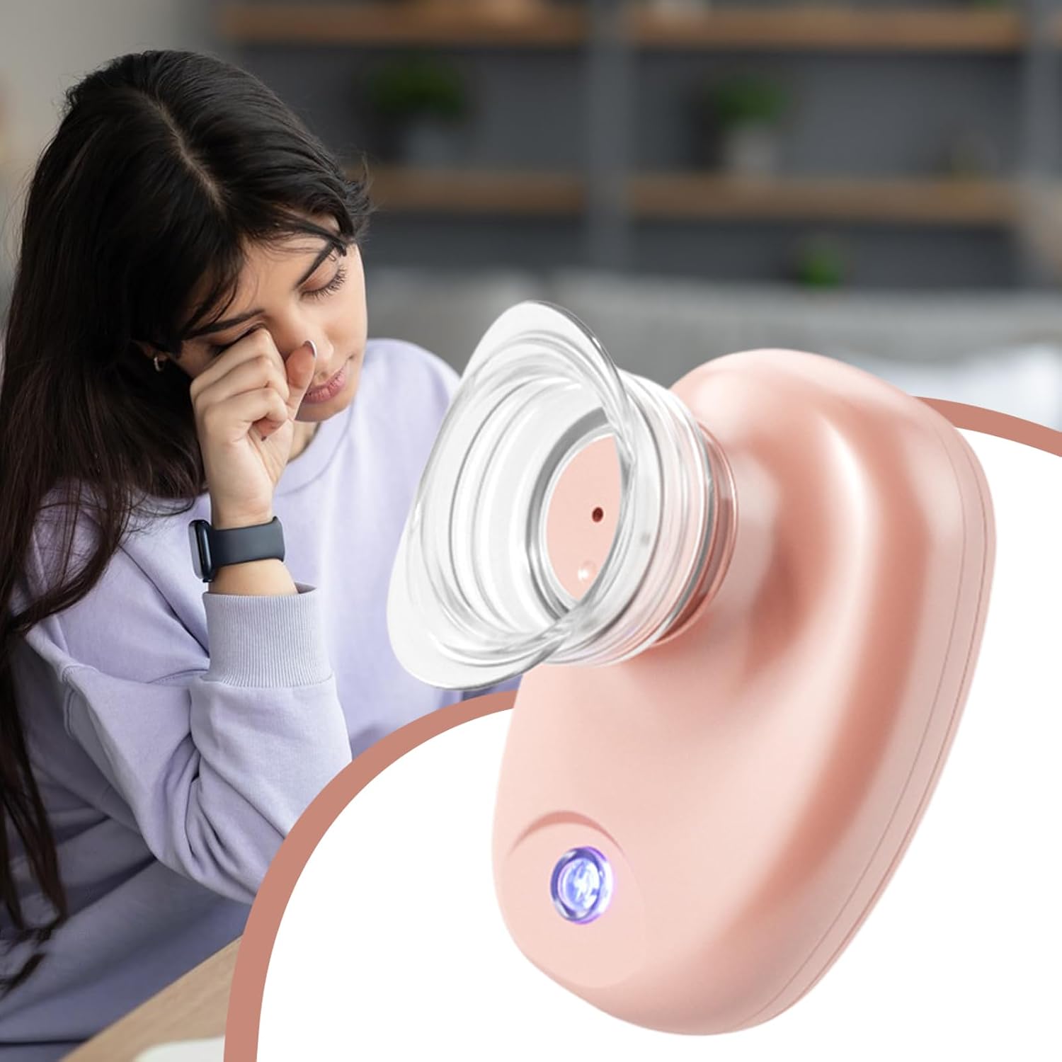 Portable eye cleaning steamer