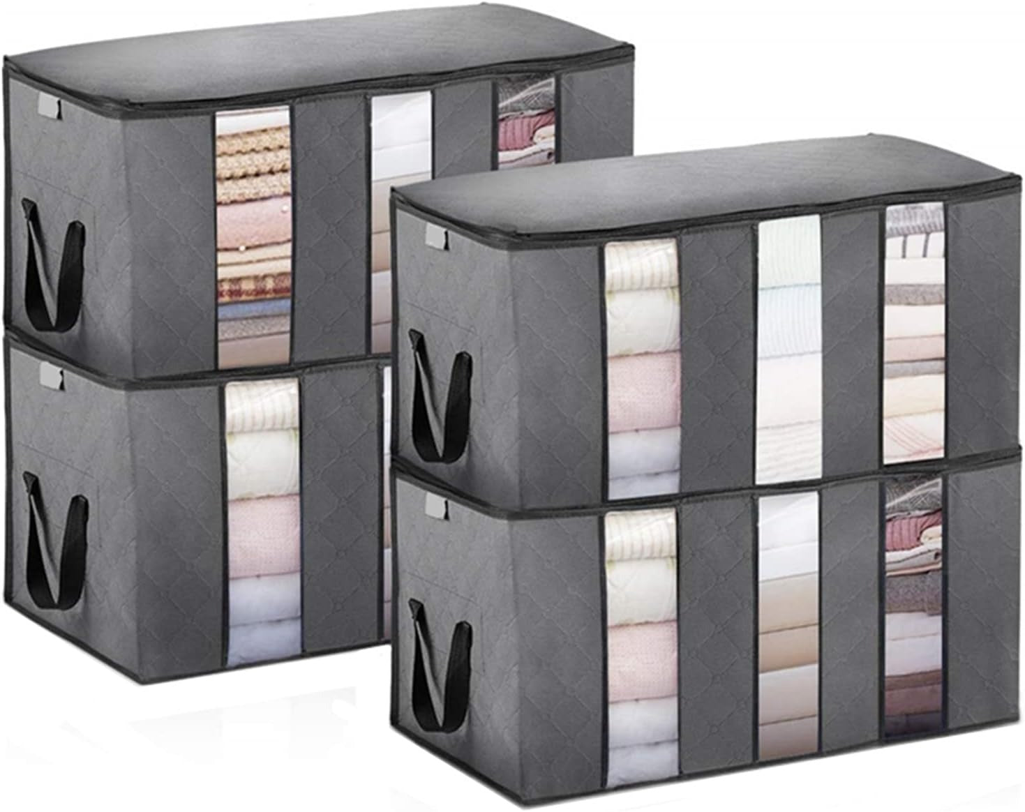 Clutter Freedom - 3 Sections Large Capacity Clothes Storage Bag