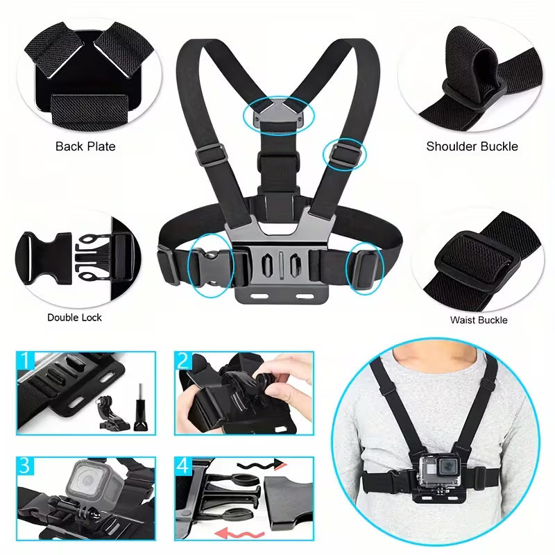 Chest Mount Mobile Holder Strap