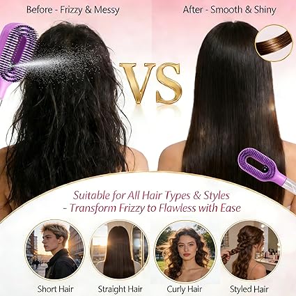 2 in 1 Spray Hair Brush
