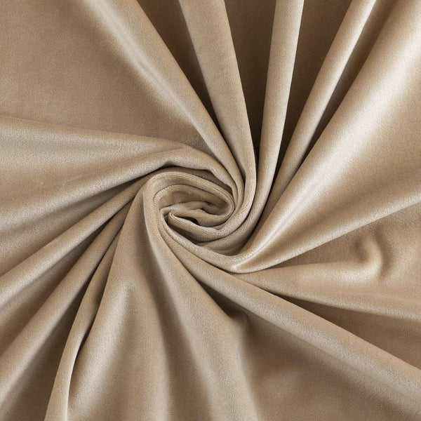 Premium Velvet Curtain for Bedrooms & Living Rooms - Brown
