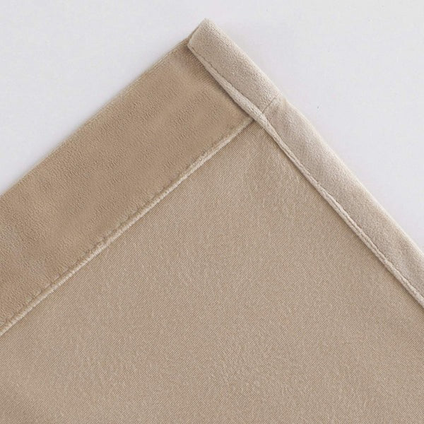 Premium Velvet Curtain for Bedrooms & Living Rooms - Brown