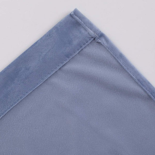 Premium Velvet Curtain for Bedrooms & Living Rooms - Sky Blue