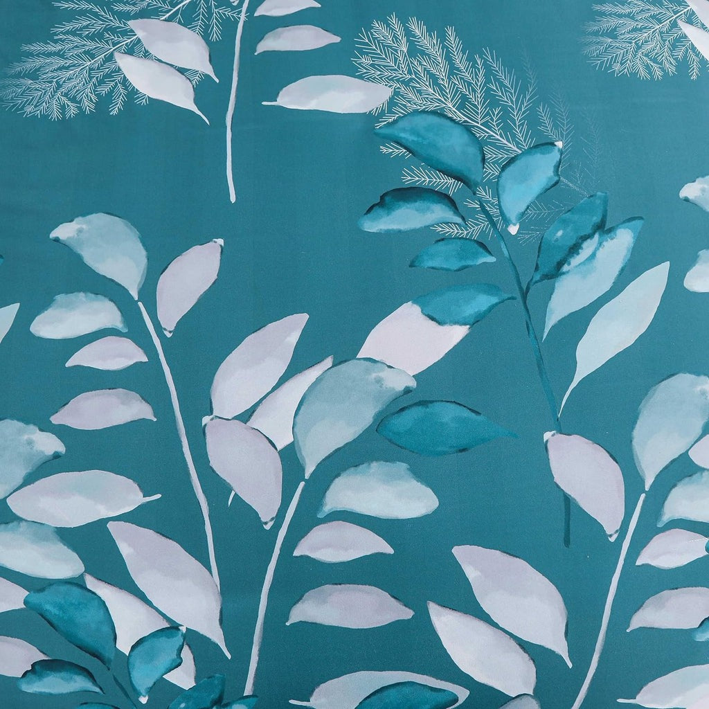 Fresh Teal Printed Bed Sheet Set – King Size