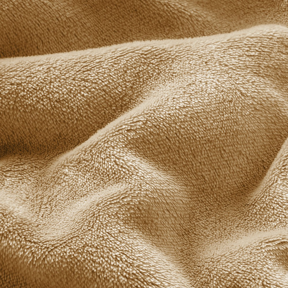 Ultra Soft Reversible Sherpa Throw Blanket – Camel | Luxurious Comfort for Every Home