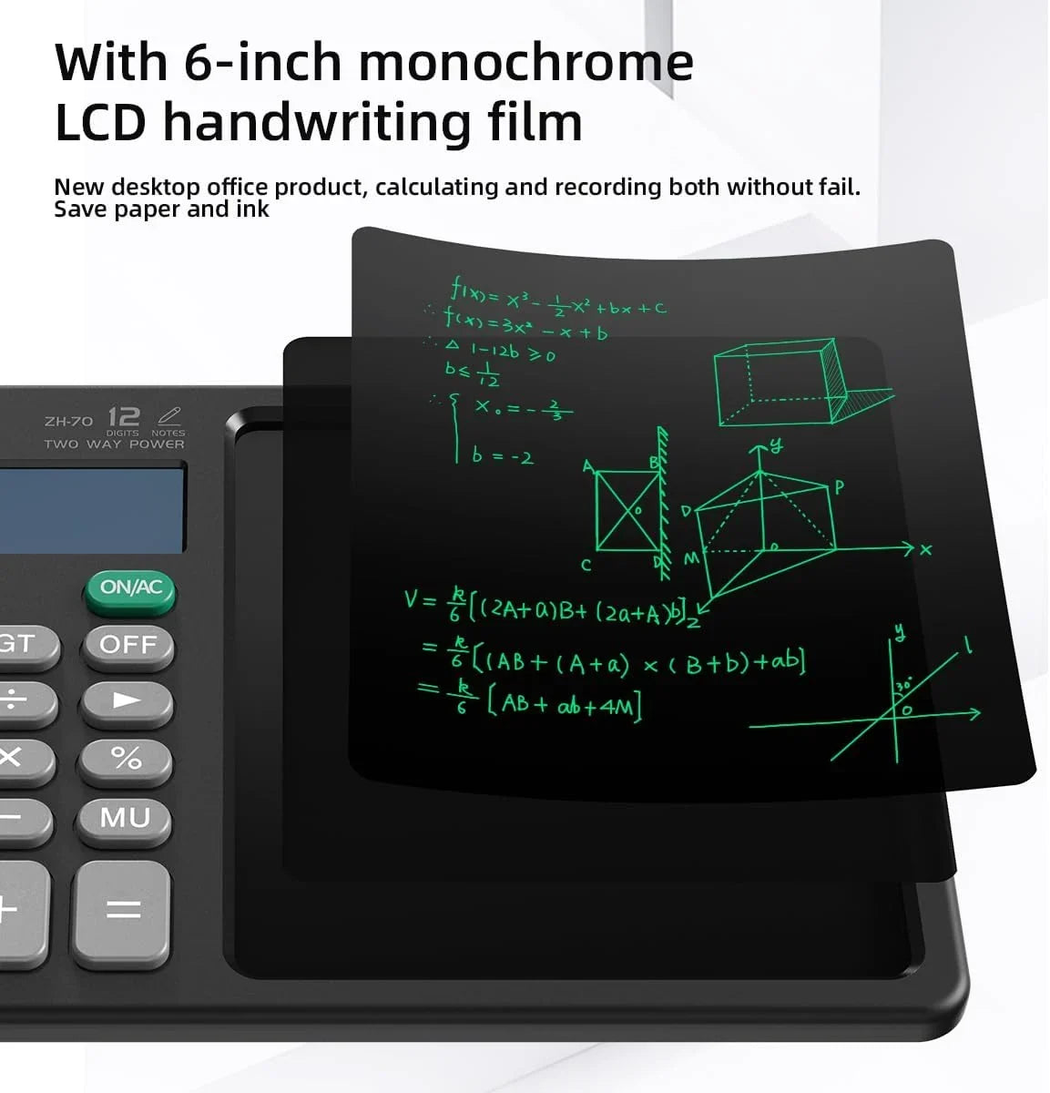 Digital Calculator with Writing Pad