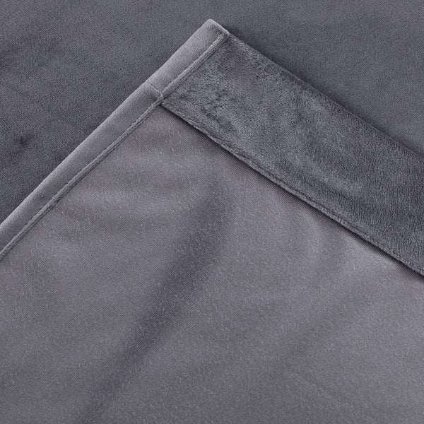 Premium Velvet Curtain for Bedrooms & Living Rooms - Dark Grey