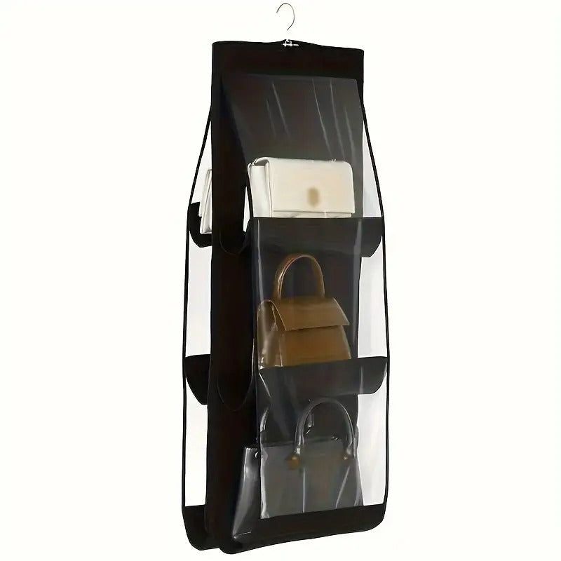 Sleek Grid - Double Side Hand Bag Hanging Organizer