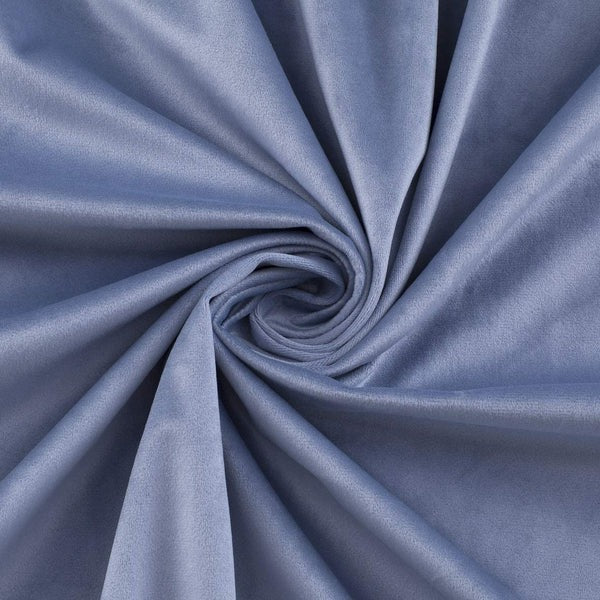 Premium Velvet Curtain for Bedrooms & Living Rooms - Sky Blue