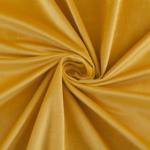 Premium Velvet Curtain for Bedrooms & Living Rooms - Yellow