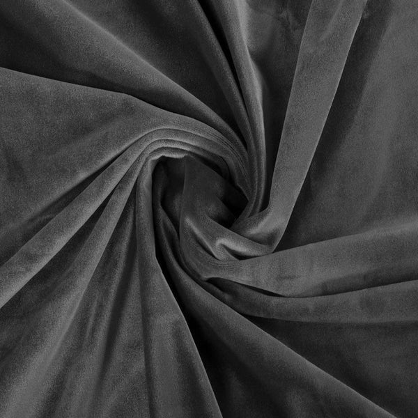 Premium Velvet Curtain for Bedrooms & Living Rooms - Dark Grey