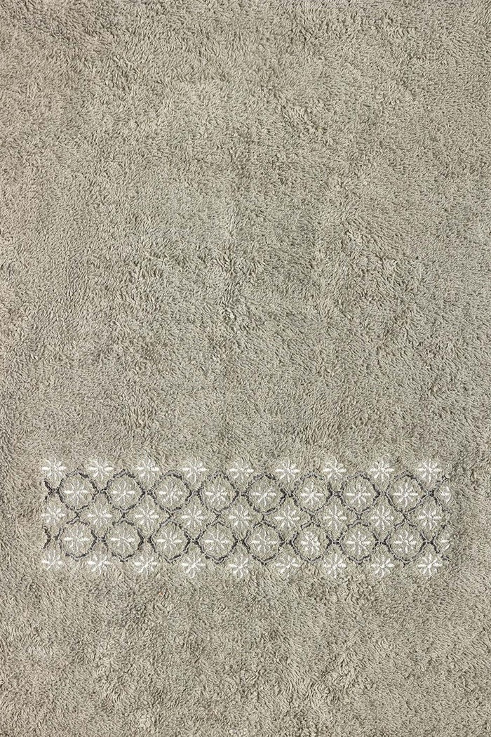 Wind 3-Piece Combed Embroidered Towel Set